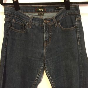 BDG mid rise cigarette ankle jeans