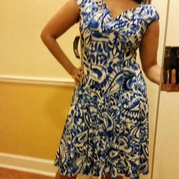 🌟SALE🌟Lauren by Ralph Lauren Print Dress nwt - Picture 2 of 4