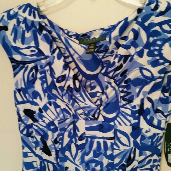 🌟SALE🌟Lauren by Ralph Lauren Print Dress nwt - Picture 4 of 4