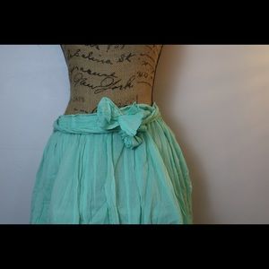 Mint delight midi skirt