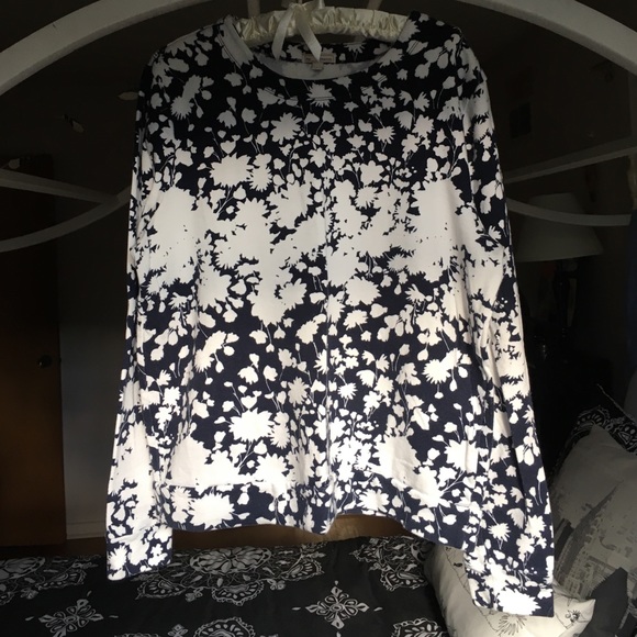 Gap navy and white patterned sweatshirt - Picture 1 of 4