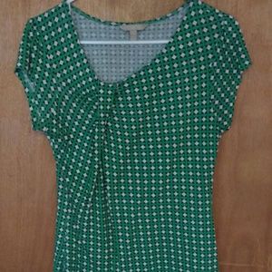 Banana Republic green top