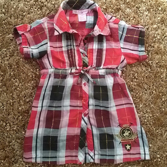 Reserved Polo Club Button Down Girls Sz 6x