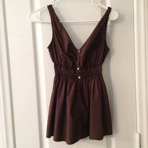 Price Cut ✂️ GAP brown boho tank top