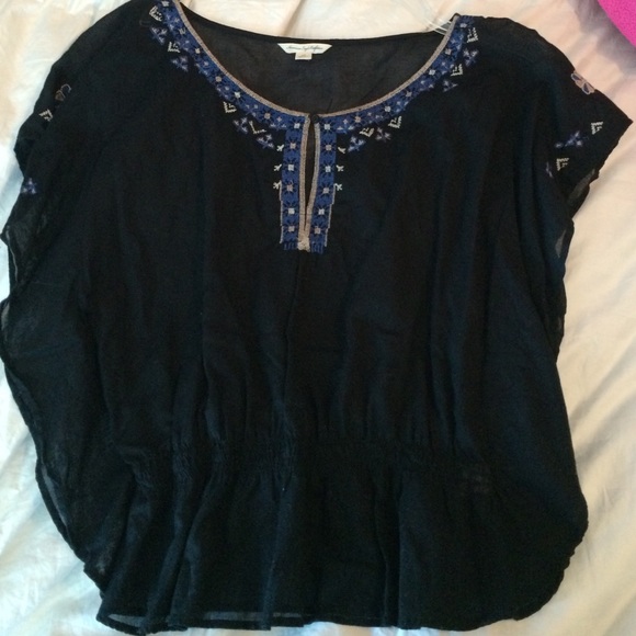 Flowy American Eagle Top