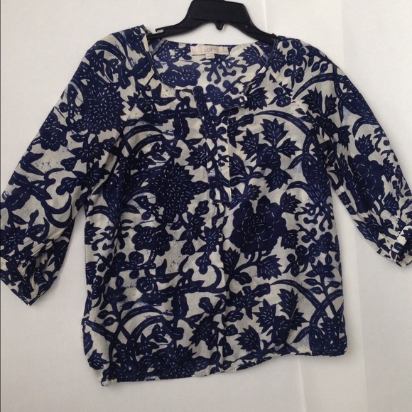 Floral blouse from the LOFT