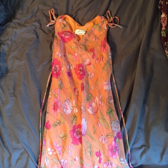 Child peach dress