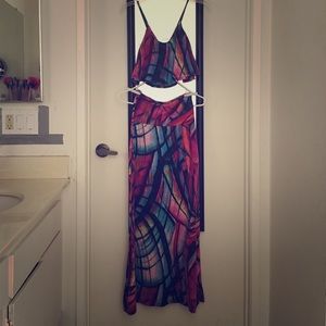 Cute crop top and maxi skirt