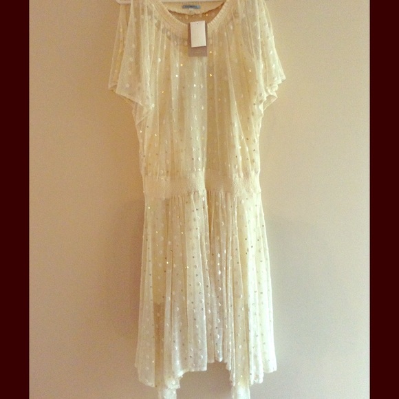 Leifnotes dot-gleam dress
