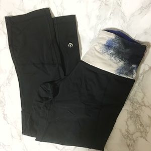 Lululemon crop high rise leggings