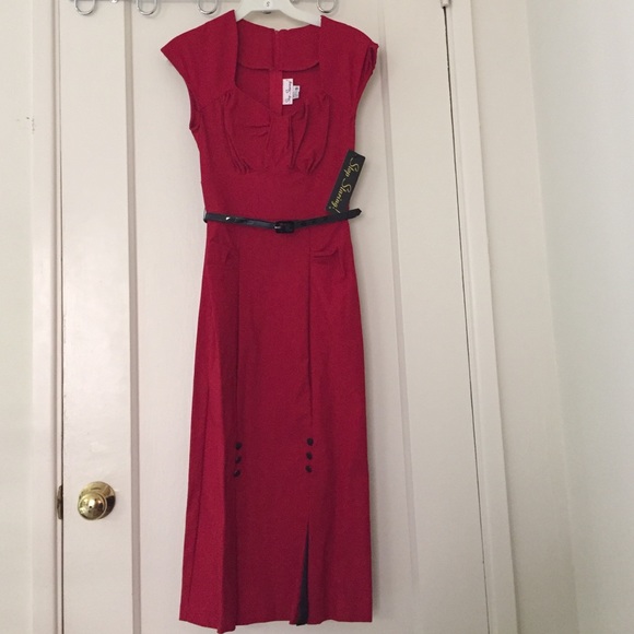 NWT Stop Staring red retro dress