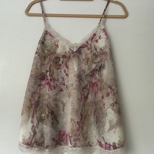 Floral camisole, Nordstrom