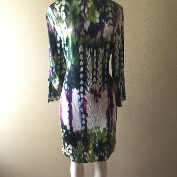 Multi Tie Dye Tunic Dress