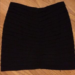 🔶SOLD.🔶 black front zipper mini skirt