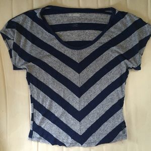 Billabong Navy/Gray striped shirt