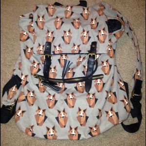 Fox Print Back Pack