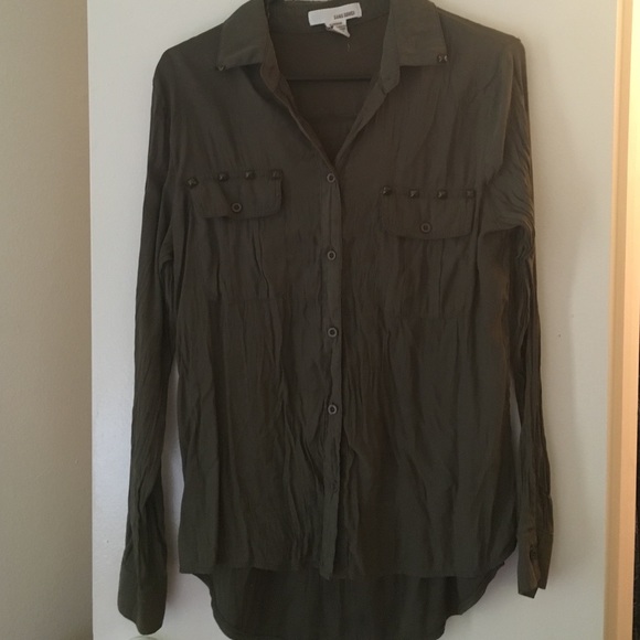 Green blouse