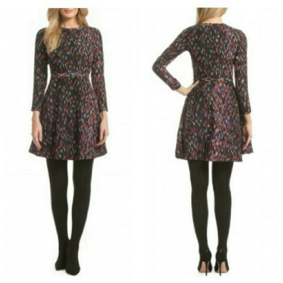 Printed Silk Dress - Picture 1 of 3