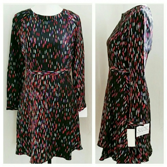 Printed Silk Dress - Picture 3 of 3