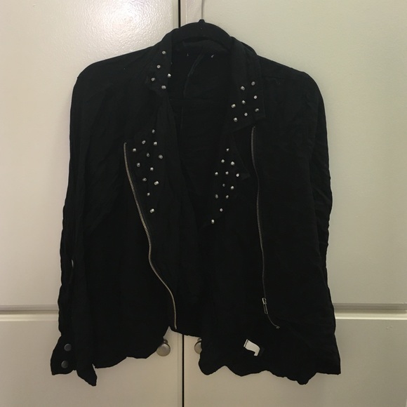 Torrid studded zip up jacket