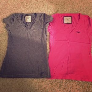 2 Abercrombie & Fitch tee shirts