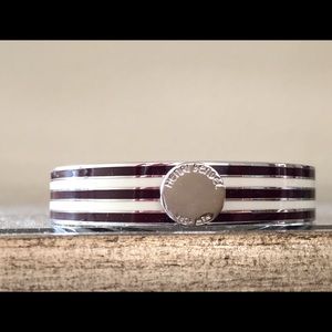 Henri Bendel Striped Bangle Bracelet.