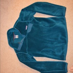 teal pullover Patagonia small