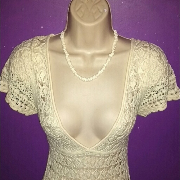 LACE KNIT DRESS - Picture 3 of 4