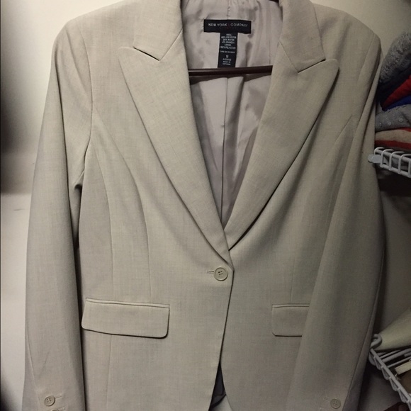 Cream blazer