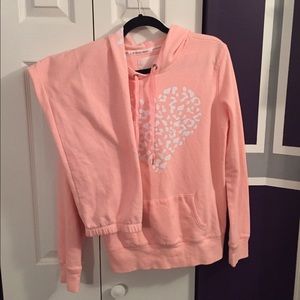 Victoria's Secret Hoodie & Capri sweatpants