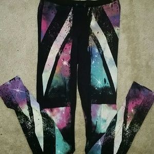 Galaxy/British Flag Leggings