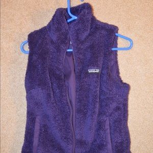 purple Patagonia vest small