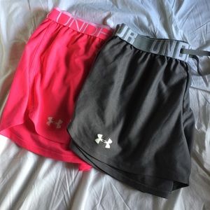 2 Pairs of Under Amour Shorts
