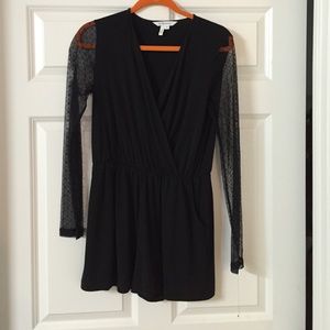 BCBGeneration black romper size M.
