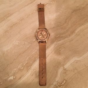 Rose gold watch