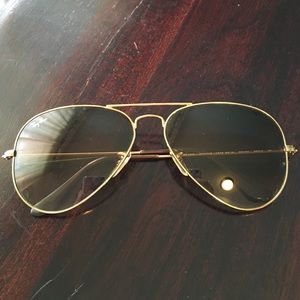 Ray-Ban Aviator Brown Gradient sunglasses w/ case