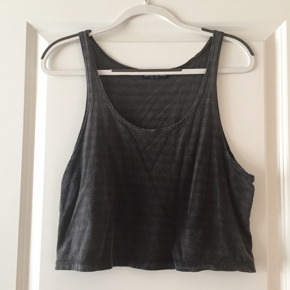 Grey Crop Top Tank