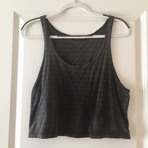 Grey Crop Top Tank