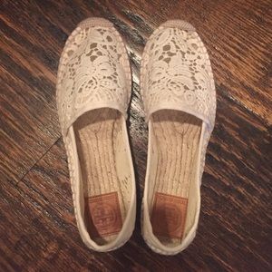 Tory Burch crochet espadrille