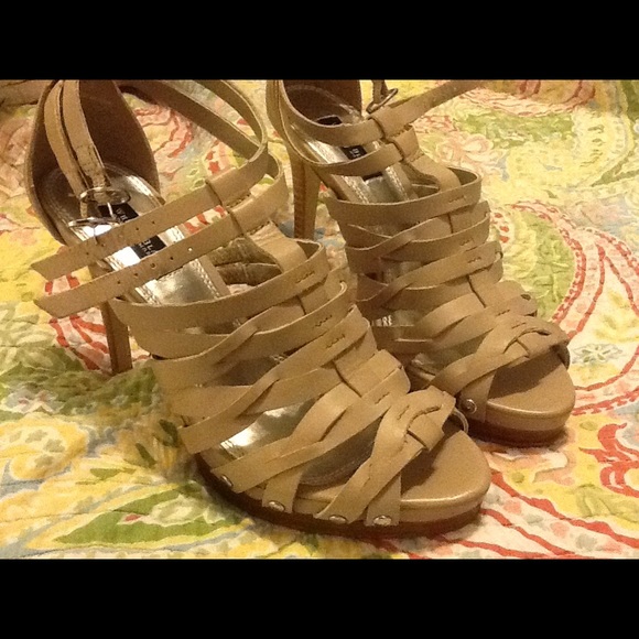 Tan shoes