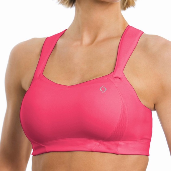 Moving Comfort Juno Sports Bra in Powerpink