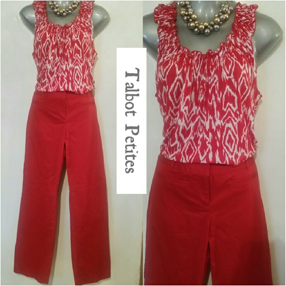 talbots petite pants
