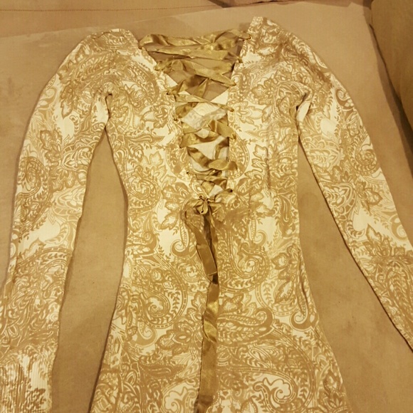 Sweater dress with open back - Picture 3 of 4