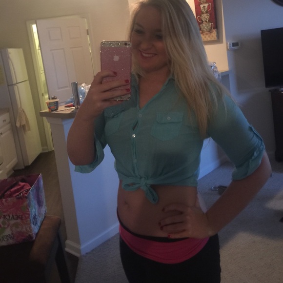 Dots Tie-Up Crop Top