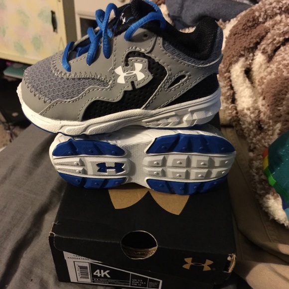 Under Armour infant shoes.