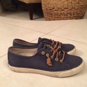 Navy Blue Sperry-Topsiders