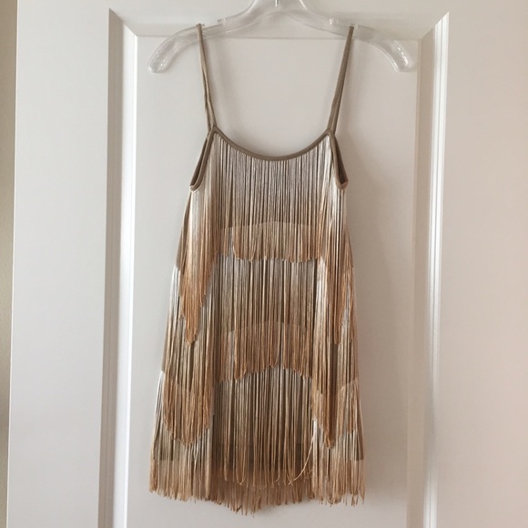 Tan String Tank - Picture 2 of 2