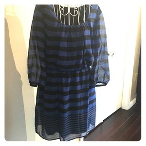 Black and Navy Dress
