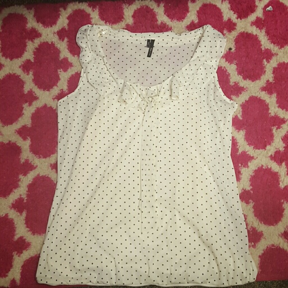 Polka-dot blouse