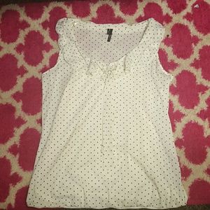 Polka-dot blouse